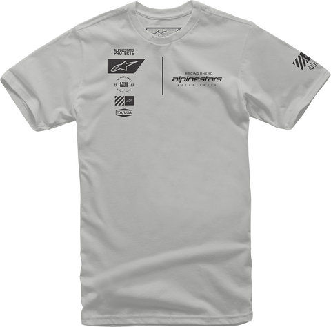 ALPINESTARS Position T-Shirt - Silver - Large 1212-7203419-L
