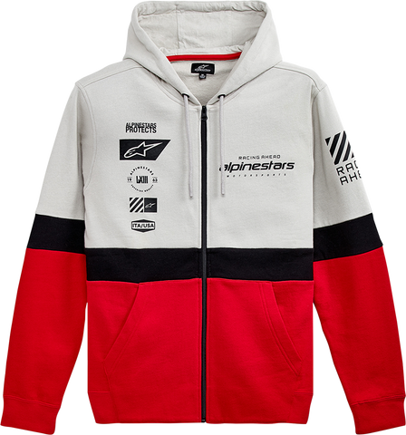 ALPINESTARS Position Zip Hoodie - Red/Black - XL 1212530221096XL
