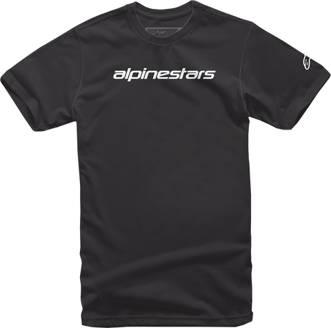 ALPINESTARS Linear Wordmark T-Shirt - Black/Gray - XL 1212720201011XL