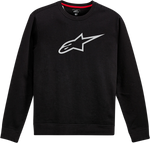 ALPINESTARS Ageless Crew Fleece - Black/Gray - 2XL 12125132210112X