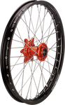 MOOSE RACING SX-1 Complete Wheel - Front - Black Wheel/Orange Hub - 21"x1.60" - KTM MF-16021-BKOR