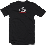 6D HELMETS 6D Classic Logo T-Shirt - Black - Large 50-3547