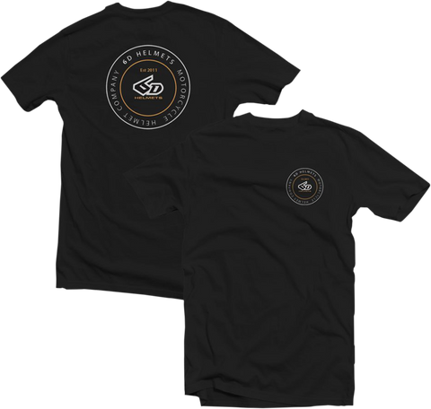 6D HELMETS 6D Company T-Shirt - Black - XL 50-4318