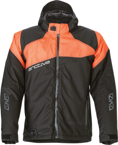 ARCTIVA Pivot 5 Hooded Jacket - Black/Orange - XL 3120-2083