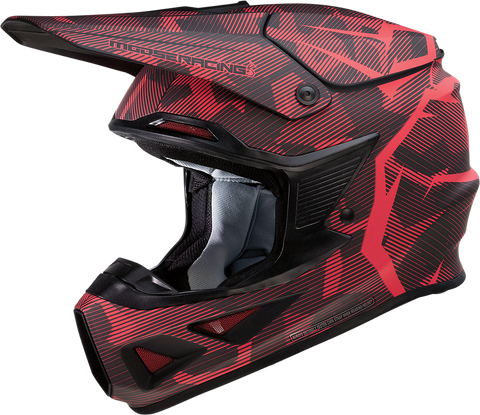 MOOSE RACING F.I. Helmet - Agroid Camo - MIPS? - Red/Black - 2XL 0110-7764