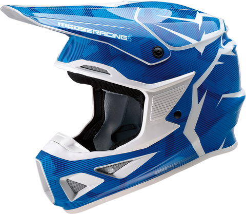 MOOSE RACING F.I. Helmet - Agroid Camo - MIPS? - Blue/White - XL 0110-7770