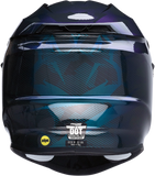MOOSE RACING F.I. Helmet - Agroid Camo - MIPS? - Iridescent Blue - 2XL 0110-7757