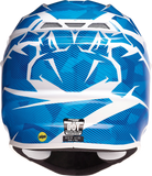 MOOSE RACING F.I. Helmet - Agroid Camo - MIPS? - Blue/White - Medium 0110-7768