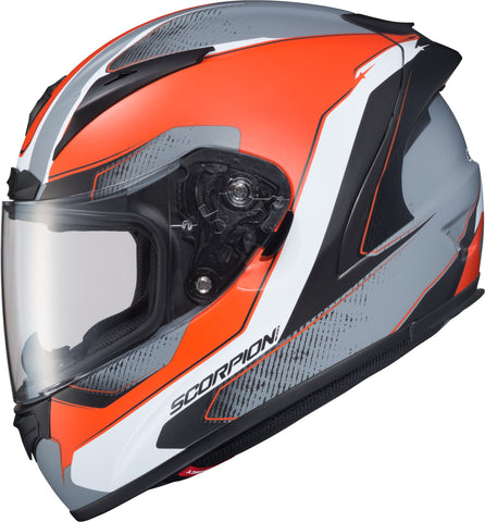 Exo R2000 Full Face Helmet Hypersonic Orange/Grey Xs