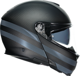 AGV SportModular Helmet - Dark Refractive - Carbon/Black - Medium 211201O2IY01412