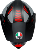 AGV AX9 Helmet - Refractive ADV - Matte Carbon/Red - ML 217631O2LY01408
