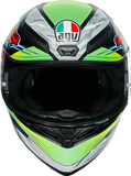 AGV K1 Helmet - Dundee - Matte Lime/Red - XL 210281O2I006110