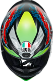 AGV K1 Helmet - Dundee - Matte Lime/Red - Small 210281O2I006105