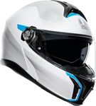 AGV Tourmodular Helmet - Frequency - Gray/Blue - Small 211251F2OY00610