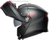 AGV Tourmodular Helmet - Frequency - Gunmetal/Red - Medium 211251F2OY00512
