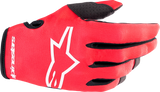 ALPINESTARS Youth Radar Gloves - Red/White - 2XS 3541823-3120-2X