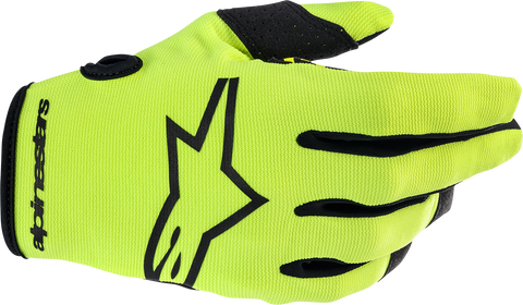 ALPINESTARS Youth Radar Gloves - Yellow/Black - Small 3541823-551-S