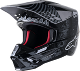 ALPINESTARS SM5 Helmet - Solar Flare - Gloss Black/Gray/Gold - 2XL 8305822-1959-2X