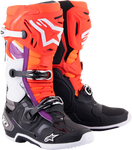 ALPINESTARS Tech 10 Boots - Black/Red/Orange/White - US 9 2010020-1332-9