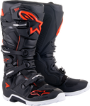 ALPINESTARS Tech 7 Enduro Boots - Black/Red Fluorescent - US 7 2012114-1030-7