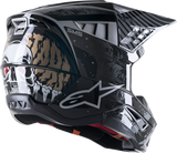 ALPINESTARS SM5 Helmet - Solar Flare - Gloss Black/Gray/Gold - Large 8305822-1959-LG