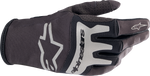 ALPINESTARS Techstar Gloves - Black/Silver - Large 3561023-1419-L