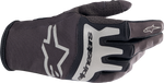 ALPINESTARS Techstar Gloves - Black/Silver - Small 3561023-1419-S
