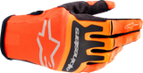 ALPINESTARS Techstar Gloves - Orange/Black - Small 3561023-411-S