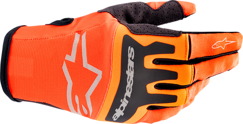 ALPINESTARS Techstar Gloves - Orange/Black - Large 3561023-411-L