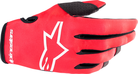 ALPINESTARS Radar Gloves - Red/White - Small 3561823-3120-S