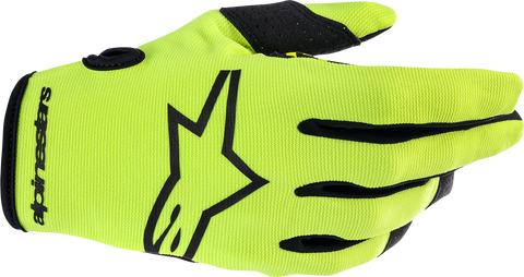 ALPINESTARS Radar Gloves - Yellow/Black - XL 3561823-551-XL