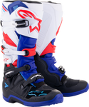 ALPINESTARS Tech 7 Boots - Black/Blue/Red/White - US 9 2012014-1732-9