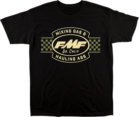 FMF American Classic T-Shirt - Black - Small FA22118900BLKS