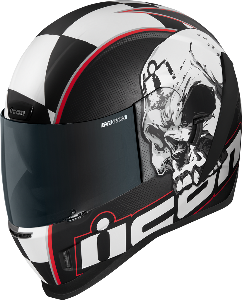 death race motorcycle helmet ICON Airform* Helmet - Death or Glory - Black