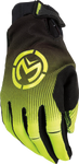 MOOSE RACING SX1* Gloves - Hi-Vis Yellow/Black - Large 3330-7335