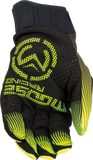 MOOSE RACING SX1* Gloves - Hi-Vis Yellow/Black - Large 3330-7335