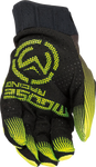 MOOSE RACING SX1* Gloves - Hi-Vis Yellow/Black - Medium 3330-7334