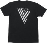 MOOSE RACING Salute T-Shirt - Black - Large 3030-22715