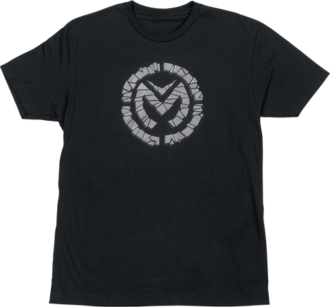 MOOSE RACING Fractured T-Shirt - Black/Silver - Large 3030-22755
