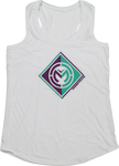 MOOSE RACING Women's Insignia Tank - White - Medium 3031-4163
