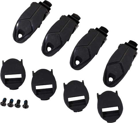 MOOSE RACING Qualifier Boot Buckle Kit - Black 3430-1006