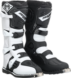 MOOSE RACING Qualifier Boots - Black/White - Size 10 3410-2602