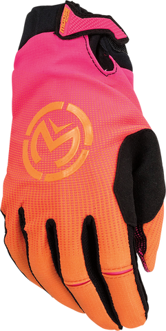 MOOSE RACING SX1* Gloves - Pink/Orange - Large 3330-7329