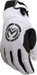 MOOSE RACING SX1* Gloves - White - Large 3330-7317