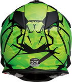 MOOSE RACING Youth F.I. Helmet - Agroid Camo - MIPS? - Yellow/Green - Large 0111-1525