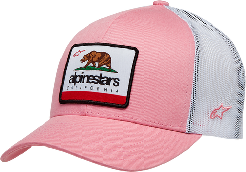 ALPINESTARS Women's Cali 2.0 Hat - Pink/White - One Size 1232819003110OS