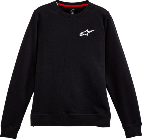 ALPINESTARS Women's Ageless Chest Crew Fleece - Black - XL 12325182010XL