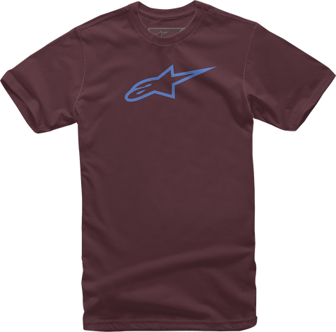 ALPINESTARS Ageless T-Shirt - Maroon/Blue - Medium 1032-720308370M