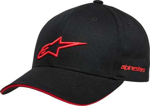 ALPINESTARS Rostrum Hat - Black/Red 1232-81000-1030