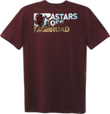 ALPINESTARS Painted T-Shirt - Maroon - Medium 1232-72224-838M